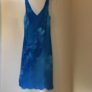 Jones NY Blue Tank Dress. Size 10 (Runs small)